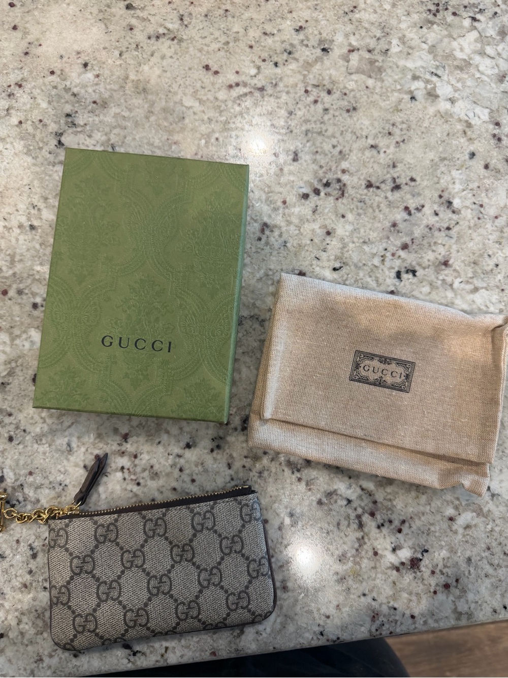 Gucci card holder with key ring
Ophidia keg case